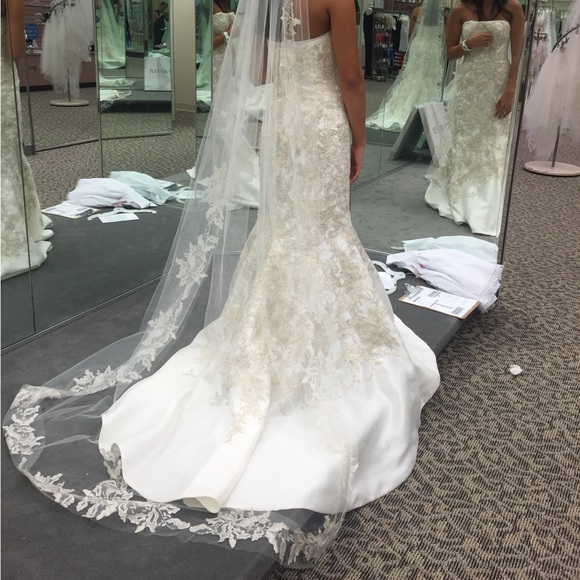 David’s Bridal Wedding Gown - Picture 1 of 4